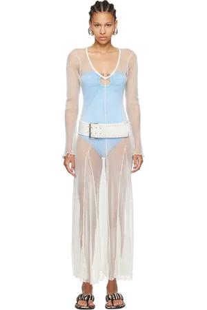 Gimaguas Off-White Rete Maxi Dress