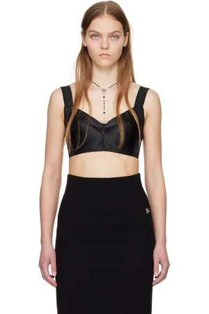 Dolce & Gabbana Black Corset Top
