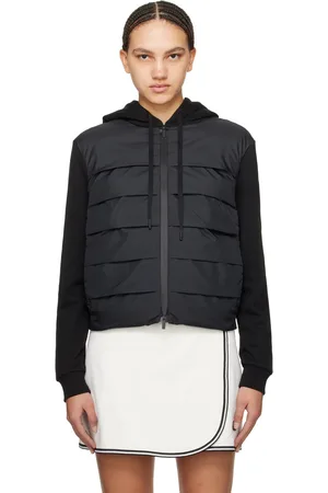 Moncler Black Padded Down Hoodie