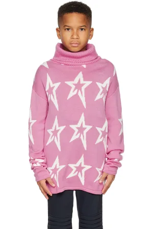 Perfect Moment Kids Pink Star Dust Turtleneck