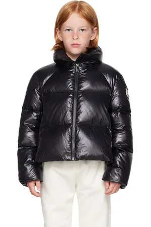 Moncler Kids Black Breteuil Short Down Jacket