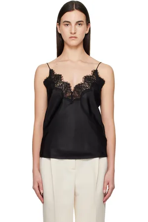 Rohe Black Silk Lace Camisole