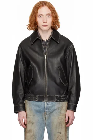 DUNST Black Lambskin Leather Jacket