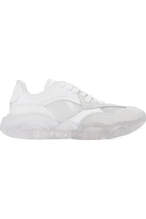 Moschino White & Gray Teddy Sneakers