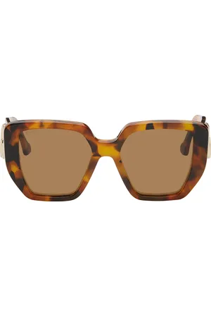 Gucci Brown Cat-Eye Sunglasses