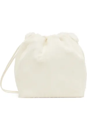 Jil Sander White Dumpling Bag