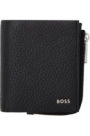 HUGO BOSS Black Leather Bifold Wallet
