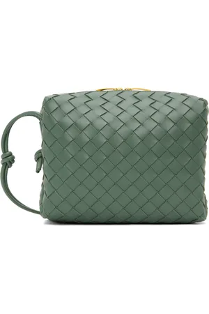 Bottega Veneta Green Small Loop Camera Bag