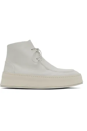 MARSÈLL SSENSE Exclusive White Cassapana Ankle Boots