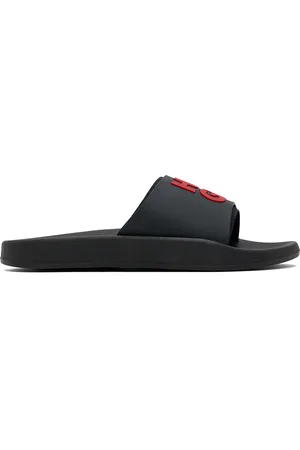 HUGO BOSS Black Logo-Branded Slides