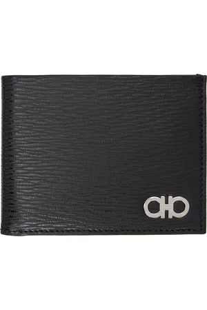 Salvatore Ferragamo Black Gancini Wallet