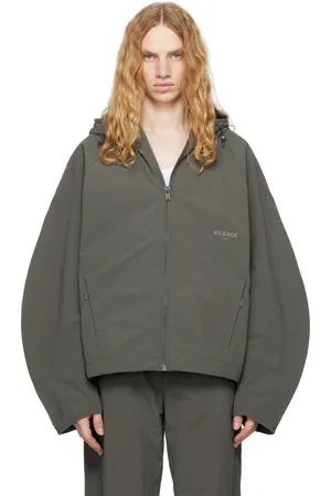 HAN Kjøbenhavn Gray Windbreaker Technical Jacket