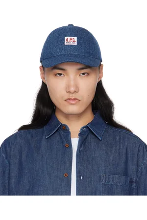 A.P.C. Blue Charlie Carpenter Baseball Cap