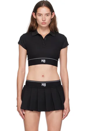 Alexander Wang Black Cheerleader Polo