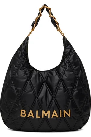 Balmain Black 1945 Soft Bag