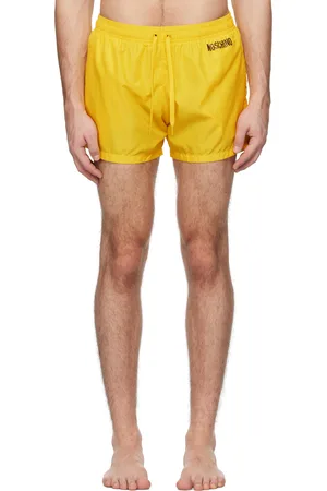 Moschino Yellow Smile Swim Shorts