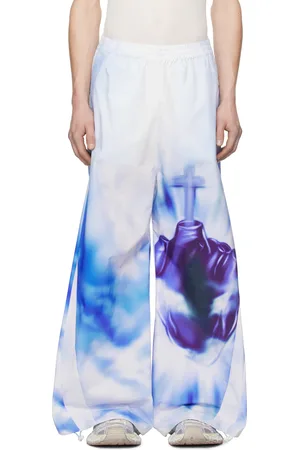 Gerrit Jacob Blue Printed Track Pants