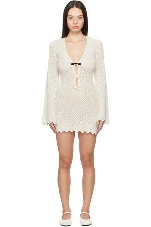 THE GARMENT Off-White V-Neck Minidress
