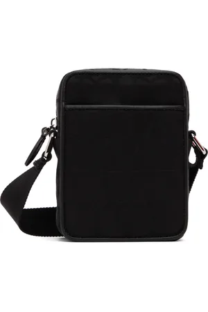 VALENTINO GARAVANI Black Small Toile Iconographe Bag