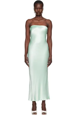 Bec & Bridge Green Moon Dance Strapless Maxi Dress