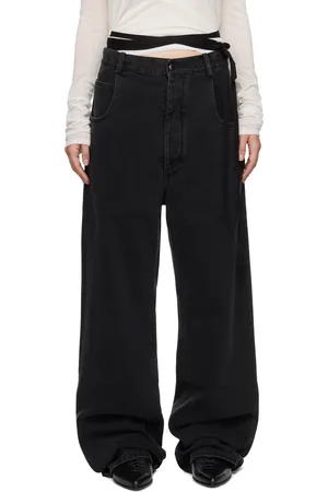 ANN DEMEULEMEESTER Black Polly 5 Pocket High-Comfort Jeans