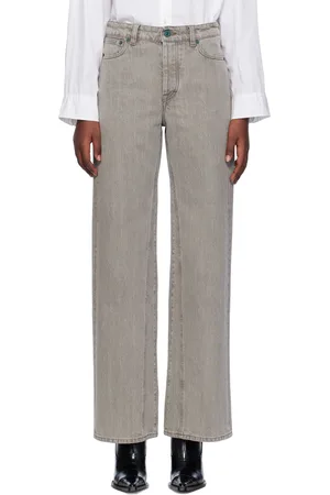 OUR LEGACY Gray Treble Cut Jeans