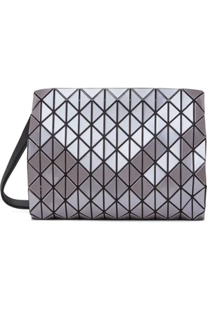 Issey Miyake Gray Row Metallic Bag