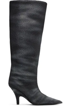 Alexander Wang Black Diablo 90mm Tall Boots