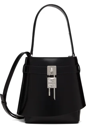 Givenchy Black Shark Lock Bucket Bag