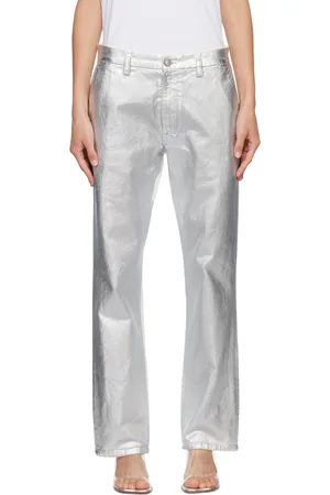Maison Margiela Silver Painted Jeans