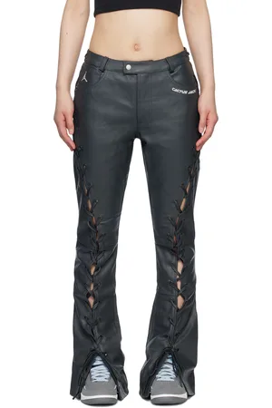 Nike Black Travis Scott Edition Leather Pants
