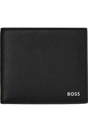 HUGO BOSS Black Saffiano Leather Wallet