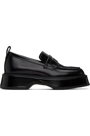 Ami Black Square Toe Loafers