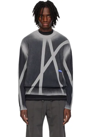 A-cold-wall* Gray Antenne Knit Sweater