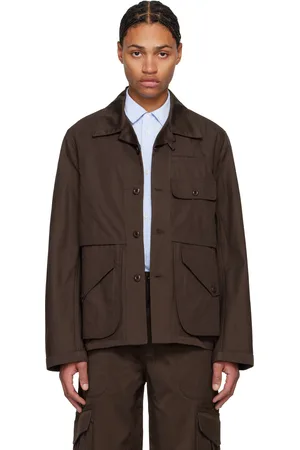 Kenzo Brown Paris Workwear Reversible Jacket