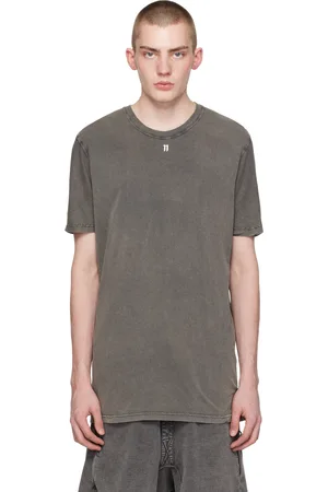 11 BY BORIS BIDJAN SABERI Gray TS5 T-Shirt