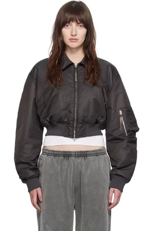 Acne Studios Gray Relaxed-Fit Bomber Jacket