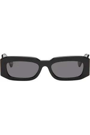 Gucci Black Rectangular Sunglasses
