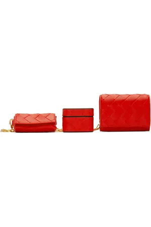 Bottega Veneta Red Intrecciato Bag