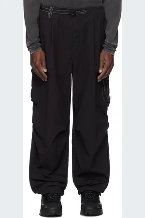 and wander Black Oversized Trousers