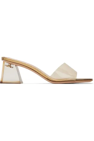 Gianvito Rossi Gold Cosmic Mules