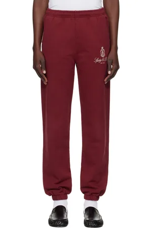 Sporty & Rich Burgundy Vendome Sweatpants