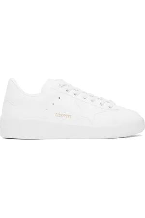 Golden Goose White Purestar Sneakers
