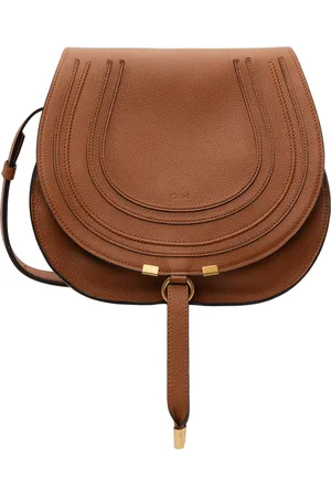 Chloé Tan Medium Marcie Saddle Bag