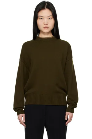 &Daughter Green Balla Slouch Crewneck Sweater