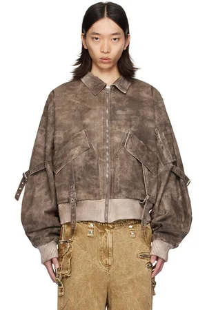 NO/FAITH STUDIOS Cargo Denim Bomber Jacket
