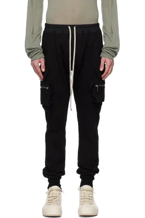 Rick Owens Black Hollywood Mastodon Cargo Pants