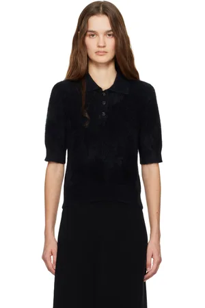 Lisa Yang Black Carolyn Polo
