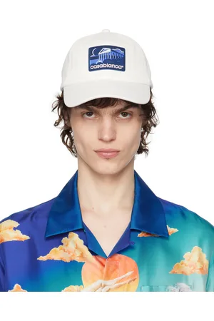 Casablanca Off-White Greek Temple Cap