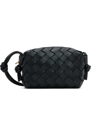 Bottega Veneta Black Candy Loop Camera Bag